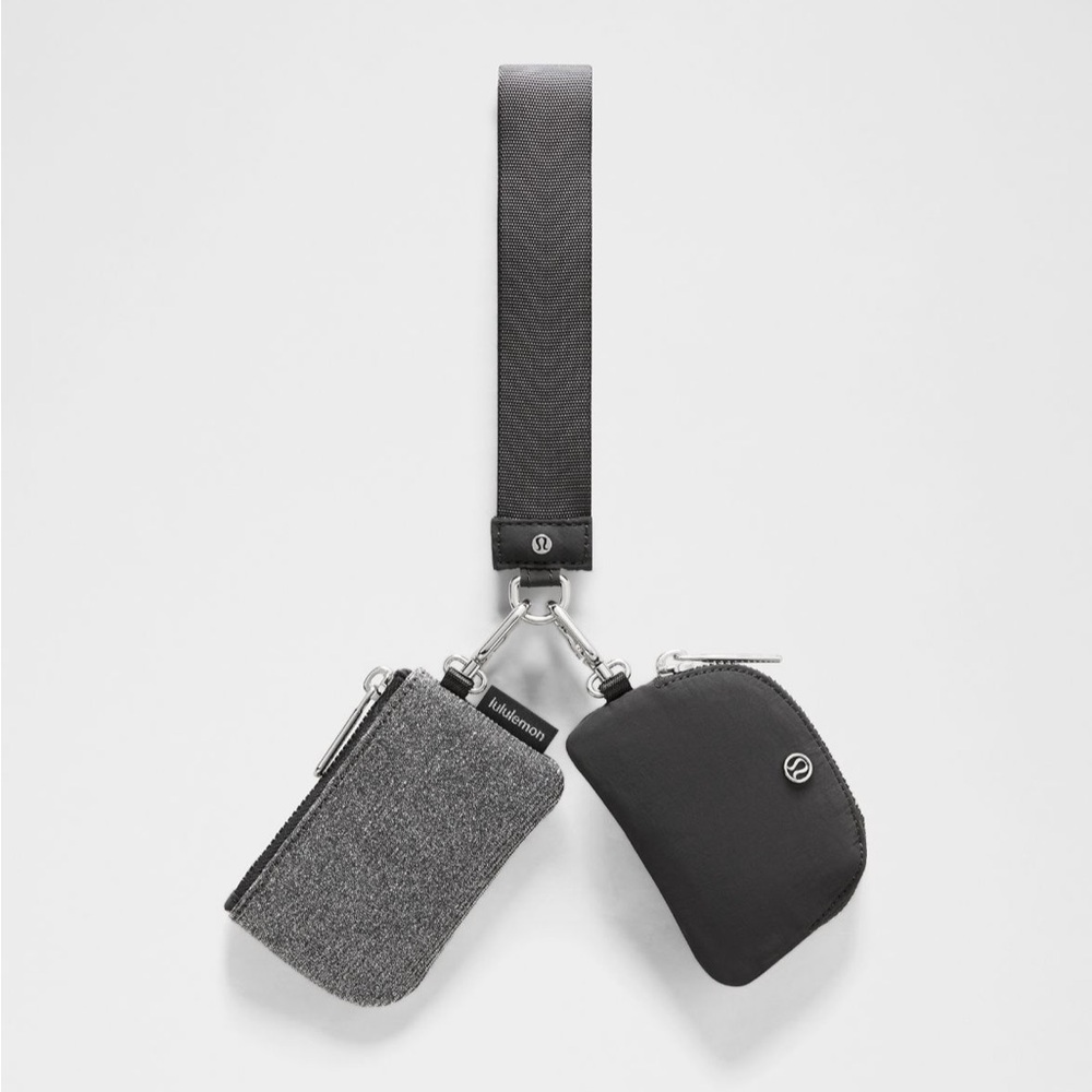 Lululemon Dual Pouch Glitter Wristlet